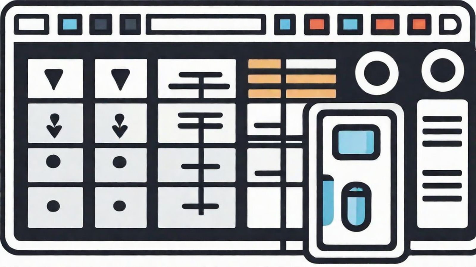 Keyboard navigation flow diagram