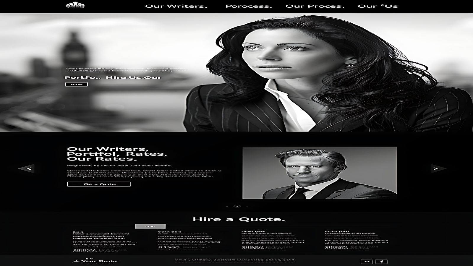 PMJ brand website overview